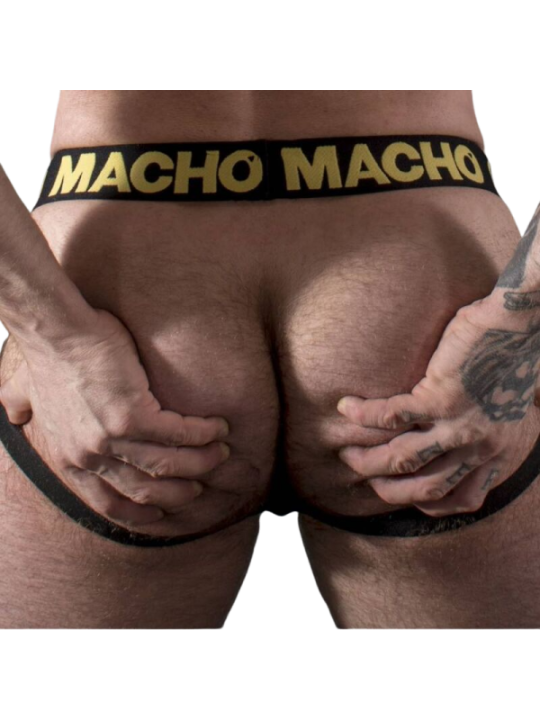 MACHO - MX25AC JOCK CUIR JAUNE L