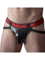 MACHO - MX25RC JOCK CUIR ROUGE XL