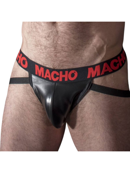 MACHO - MX25RC JOCK CUIR ROUGE XL