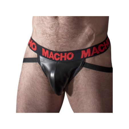 MACHO - MX25RC JOCK CUIR ROUGE XL
