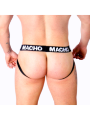 MACHO - MX27GR JOCK CUIR GRIS BEIGE S