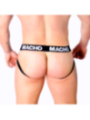 MACHO - MX27GR JOCK CUIR GRIS BEIGE M