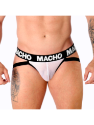 MACHO - MX26X1 JOCK GRID BLANC XL