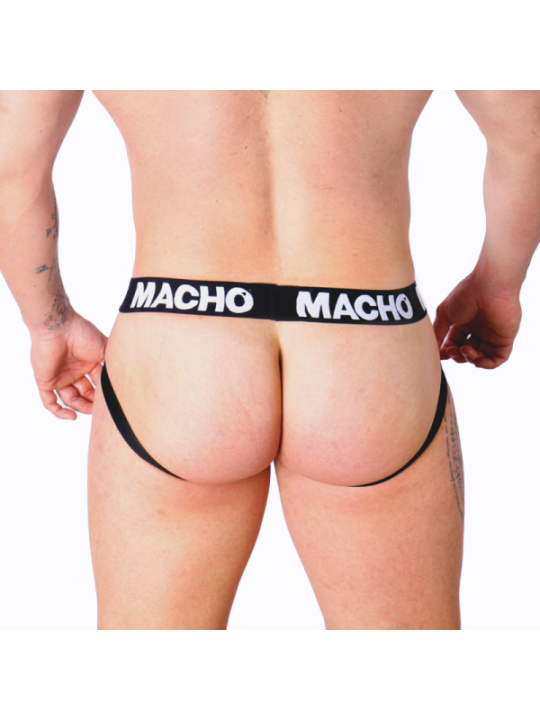 MACHO - MX26X1 JOCK GRID BLANC XL