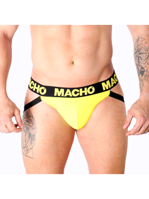 MACHO - MX25A JOCK LYCRA JAUNE S