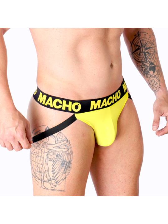 MACHO - MX25A JOCK LYCRA JAUNE S