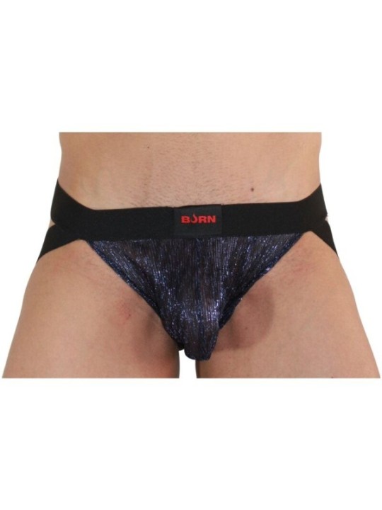 BURN - 006 JOCK BLEU BRILLANT / NOIR L