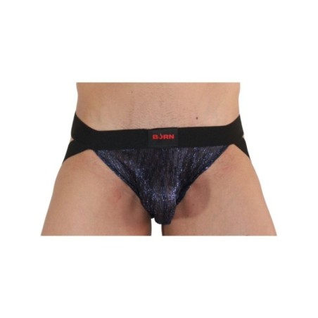 BURN - 006 JOCK BLEU BRILLANT / NOIR L