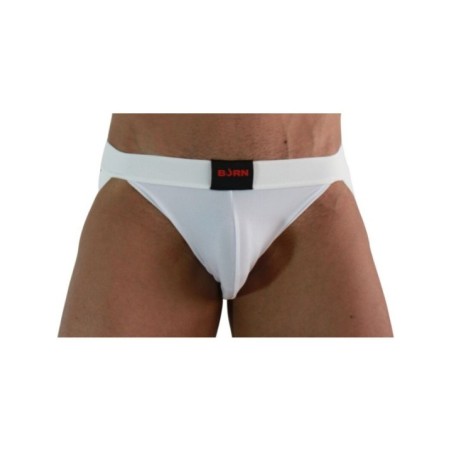 BURN - 007 JOCK LYCRA BLANC S