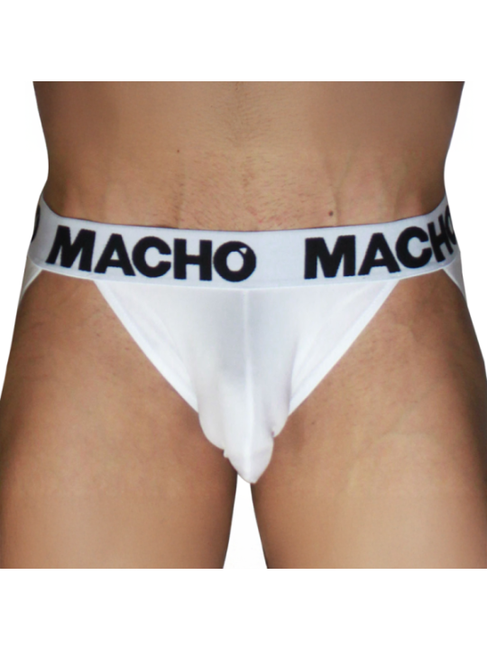 MACHO - MX29BL JOCK BLANC + BLANC S