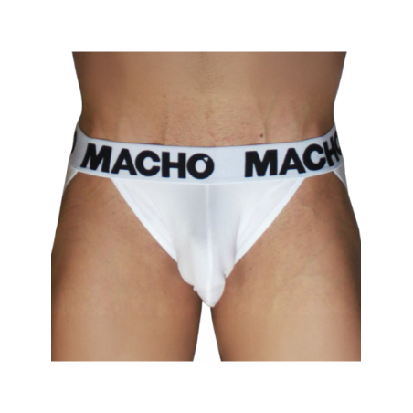MACHO - MX29BL JOCK BLANC + BLANC L
