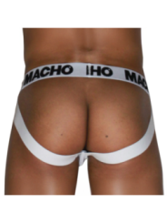 MACHO - MX29BL JOCK BLANC + BLANC L
