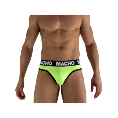 MACHO - MTG001 STRING JAUNE FLUORESCENT TAILLE XL