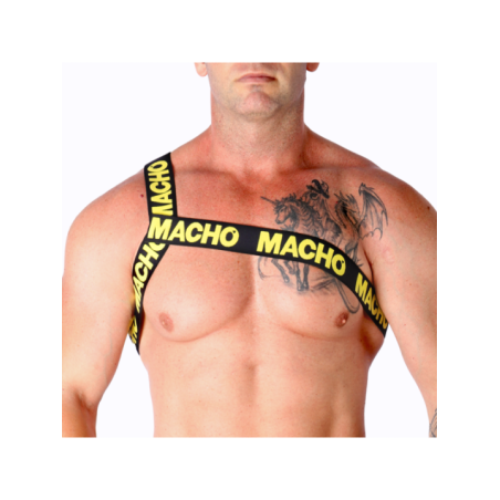 MACHO - HARNAIS ROMAIN JAUNE S/M