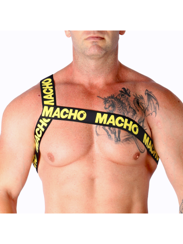 MACHO - HARNAIS ROMAIN JAUNE S/M