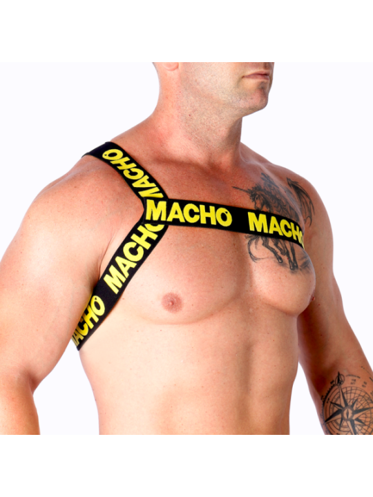 MACHO - HARNAIS ROMAIN JAUNE S/M