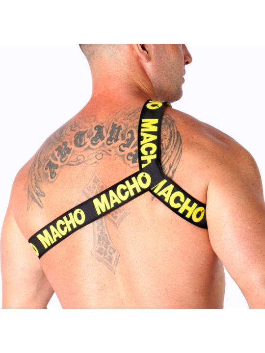 MACHO - HARNAIS ROMAIN JAUNE S/M