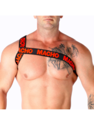 MACHO - HARNAIS ROMAIN ROUGE S/M