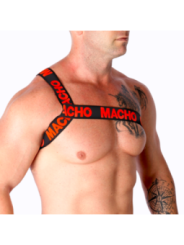 MACHO - HARNAIS ROMAIN ROUGE S/M