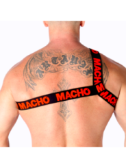 MACHO - HARNAIS ROMAIN ROUGE S/M