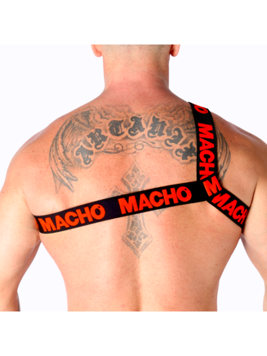 MACHO - HARNAIS ROMAIN ROUGE L/XL