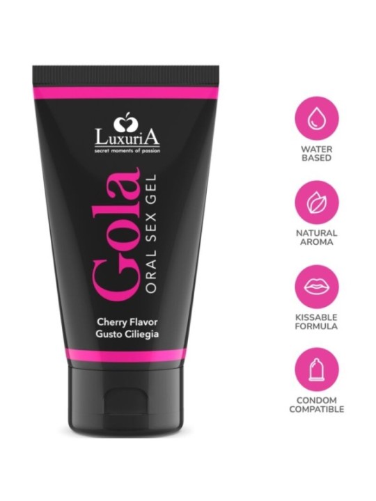 INTIMATELINE LUXURIA - GEL SEXUEL ORAL SAVEUR CERISE 50 ML