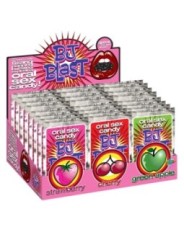 PIPEDREAM - BJ BLAST FRAISE / CERISE ET POMME VERTE - PRÉSENTOIR - 36 PIÈCES