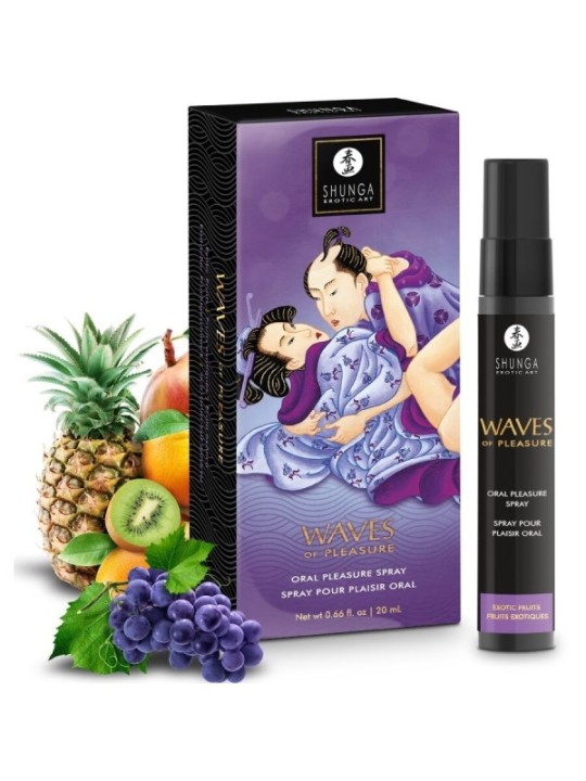 SHUNGA - WAVES PLAISIR SPRAY ORAL SÉDUCTEUR FRUITS EXOTIQUES 20 ML