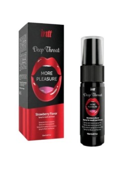 INTT - SPRAY ORAL POUR PLUS DE PLAISIR ET DE GORGE PROFONDE, SAVEUR FRAISE