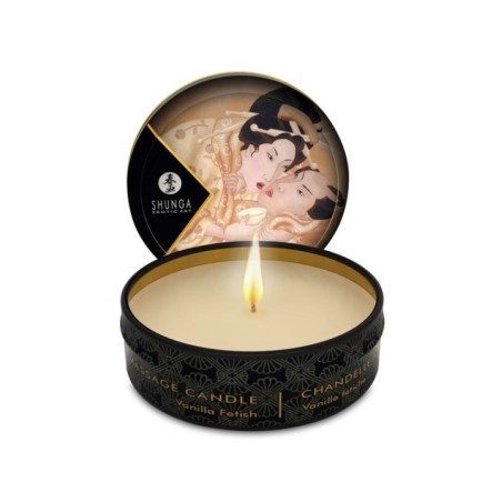 SHUNGA - BOUGIE DE MASSAGE MINI CARESS BY CANDELIGHT VANILLE 30 ML