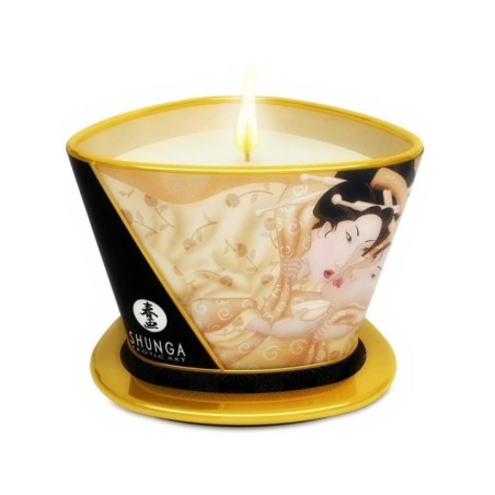 SHUNGA - BOUGIE DE MASSAGE MINI CARESS BY CANDELIGHT VANILLE 170 ML