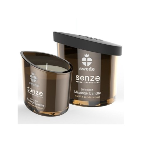 SWEDE - BOUGIE DE MASSAGE SENZE EUPHORIA - VANILLE, BOIS DE SANTAL