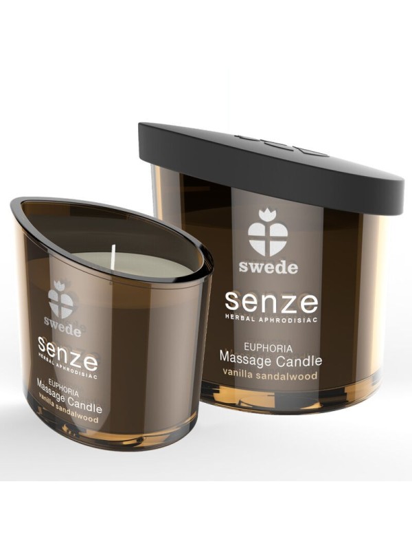 SWEDE - BOUGIE DE MASSAGE SENZE EUPHORIA - VANILLE, BOIS DE SANTAL