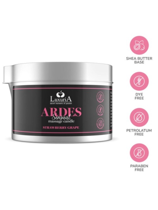 INTIMATELINE LUXURIA - BOUGIE DE MASSAGE AU RAISIN