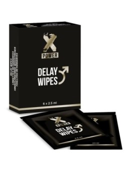 X POWER - LINGETTES DELAY 6 UNITÉS