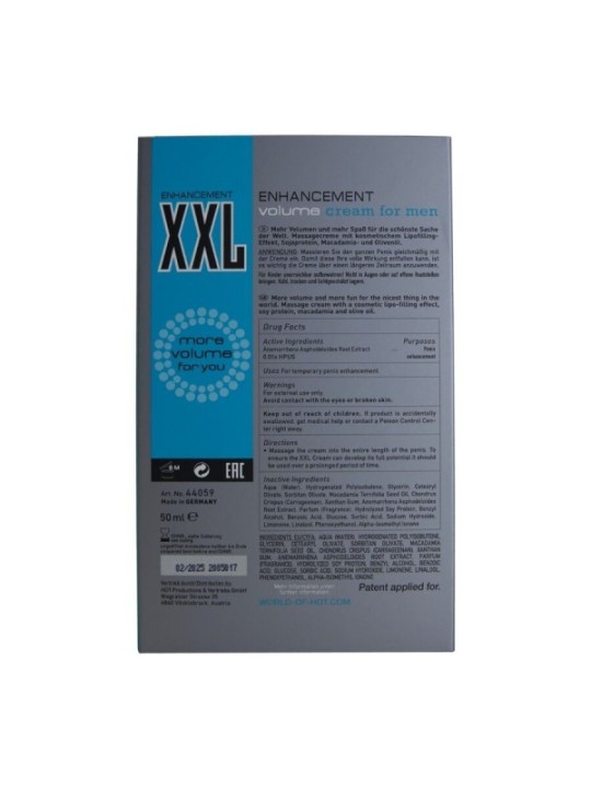 HOT - CRÈME STIMULANTE XXL POUR HOMMES 50 ML