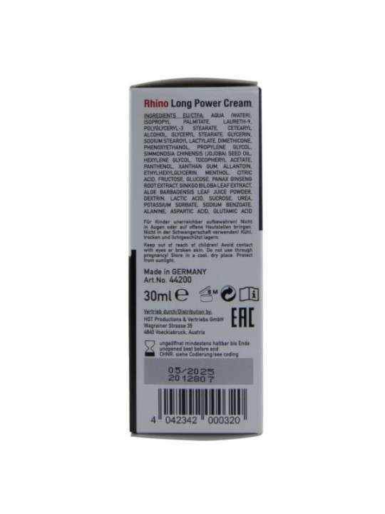 HOT - RHINO LONG POWER CREAM 30 ML