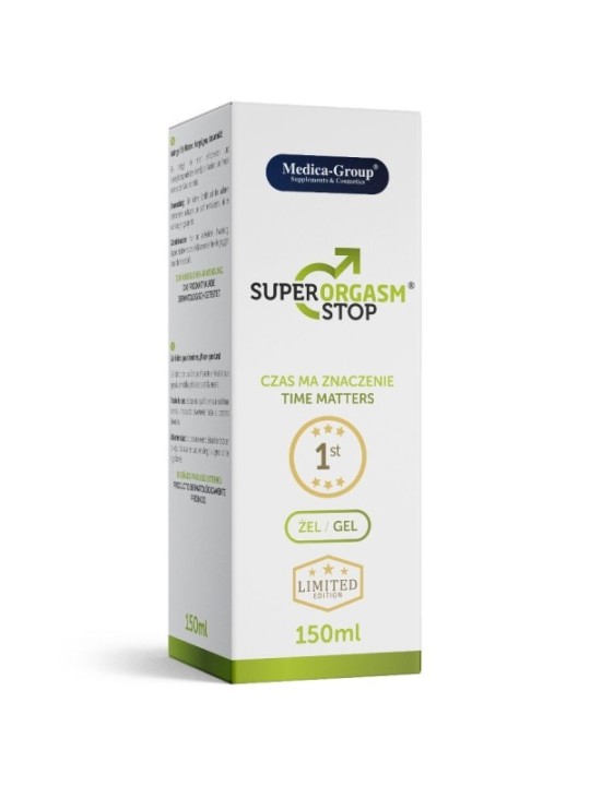 MEDICA GROUP - SUPER ORGASM STOP GEL INTIME POUR HOMMES 150 ML