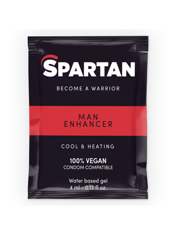 SPARTAN - GEL AMÉLIORANT L'ÉRECTION À EFFET FROID-CHAUD 100% VEGAN 4ML