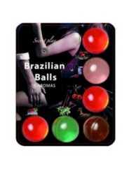 SECRETPLAY - BALLES BRÉSILIENNES LUBRIFIANT HOT BALLS 6 UNITÉS