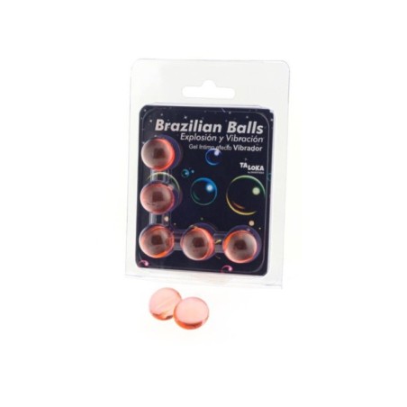 TALOKA - 5 BALLES BRÉSILIENNES GEL EXCITANT EFFET VIBRANT