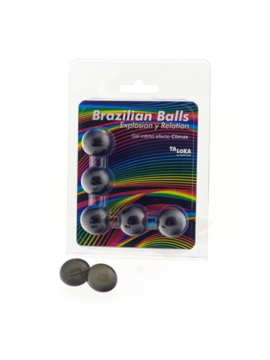 TALOKA - 5 BOULES BRÉSILIENNES GEL EXCITANT EFFET CLIMAX
