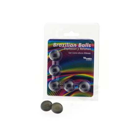 TALOKA - 5 BOULES BRÉSILIENNES GEL EXCITANT EFFET CLIMAX
