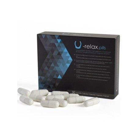 500 COSMETICS - CAPSULES U-RELAX RELAXATION ET REDUCTION DE L'ANXIETE - 30 CAPSULES.