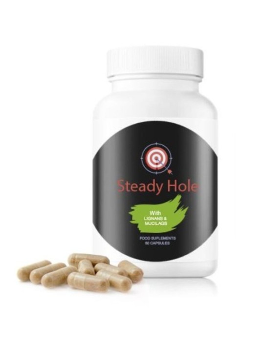 500 COSMETICS -CAPSULES U-STEADY HOLE POUR LA SANTE DU TRANSIT INTESTINAL - 60 CAPSULES