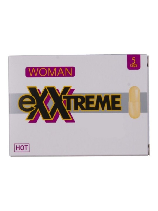 HOT - GÉLULES POUR LIBIDO EXTRÊME FEMME 5 UNITÉS