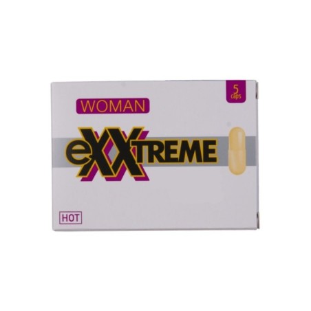 HOT - GÉLULES POUR LIBIDO EXTRÊME FEMME 5 UNITÉS