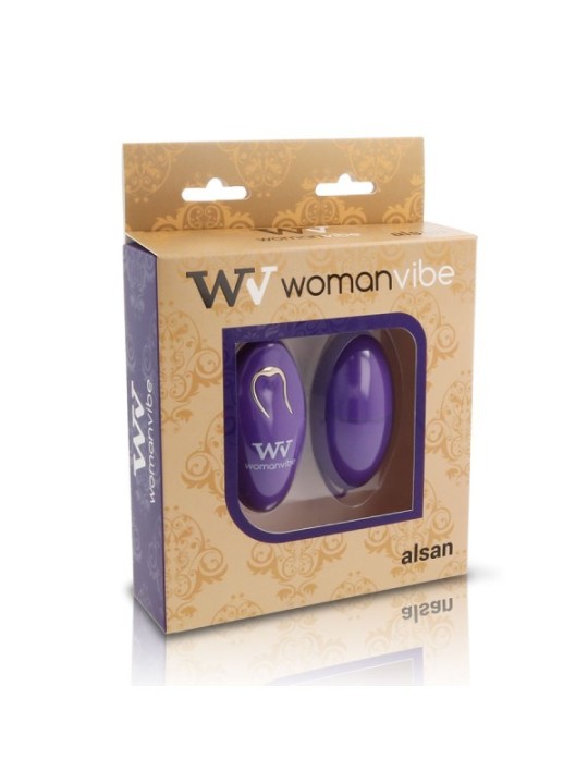 WOMANVIBE - ALSAN EGG TELECOMMANDE SILICONE VIOLET