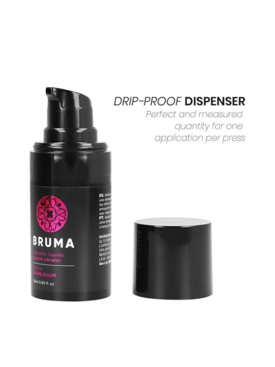 BRUMA - VIBRATEUR LIQUIDE ULTRA GLISSANT BUBBLEGUM 15 ML