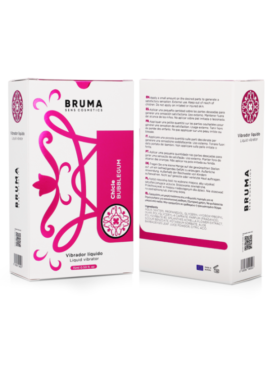BRUMA - VIBRATEUR LIQUIDE ULTRA GLISSANT BUBBLEGUM 15 ML